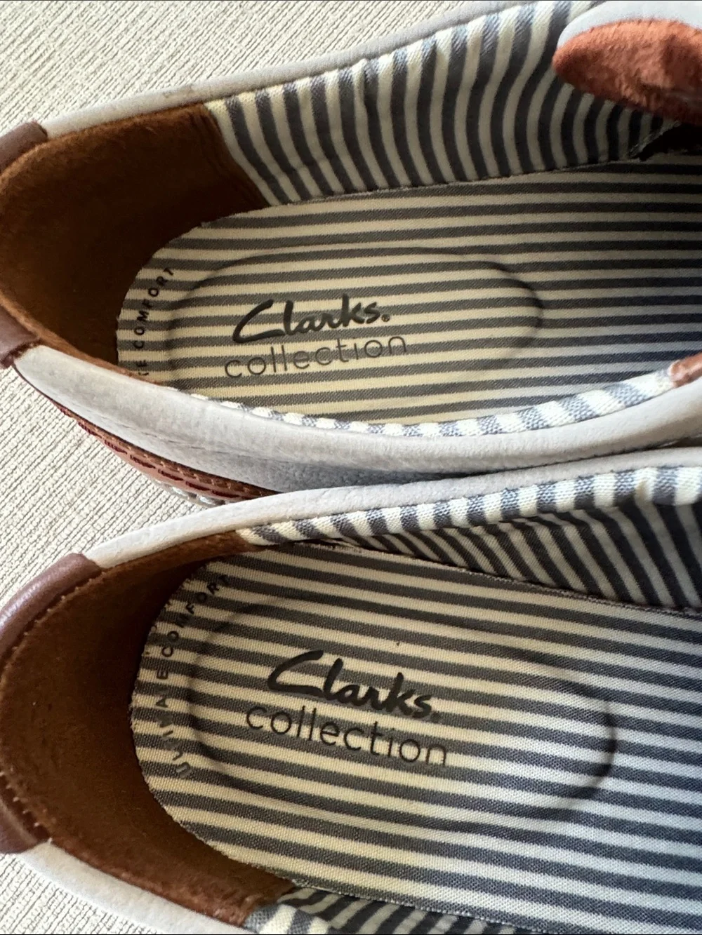 Clarks Men's Light Taupe Suede Derby Shoes
